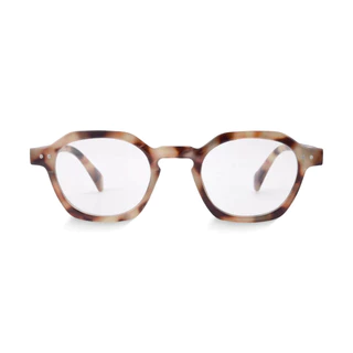 Óculos de Grau Quadrado Mizu Tortoise Latte Armação Premium Retrô Unissex Acetato Leve Confortável