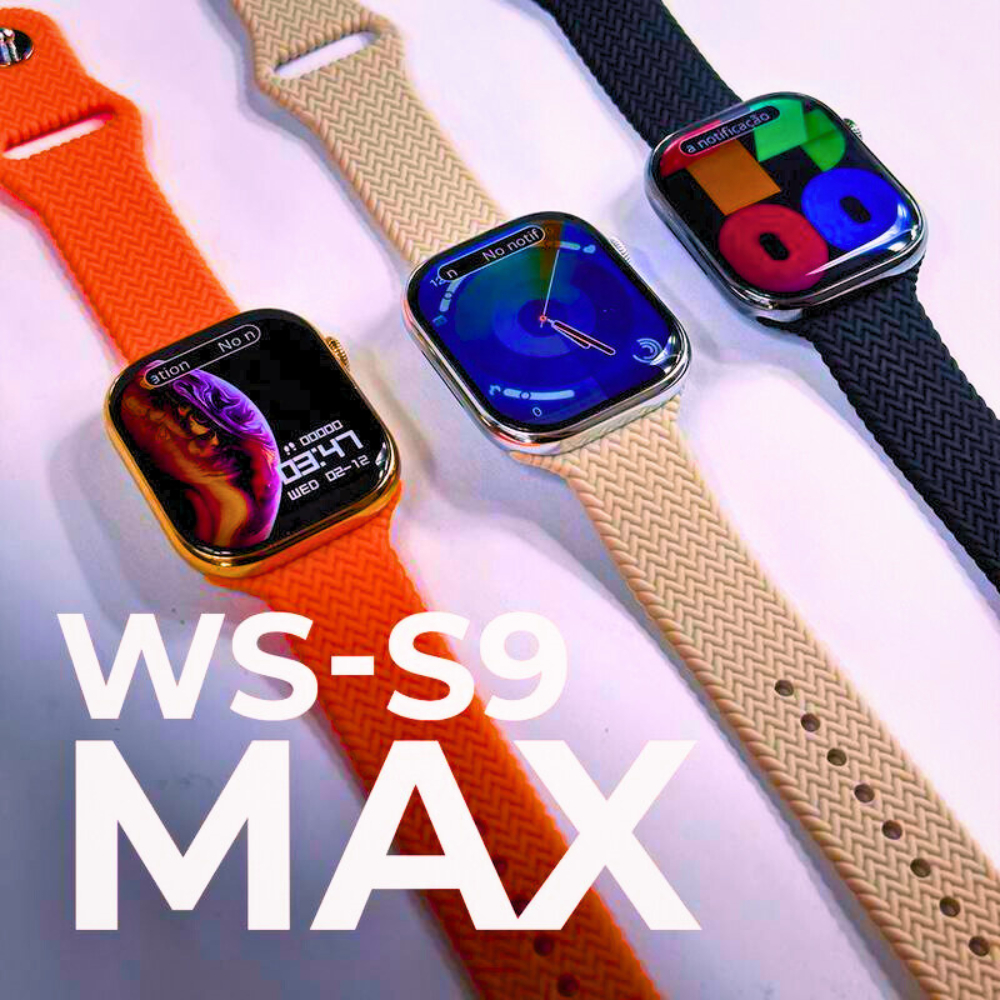 WS-S9 MAX Smartwatch 47 mm AMOLED – Relógio Inteligente Chamadas ...