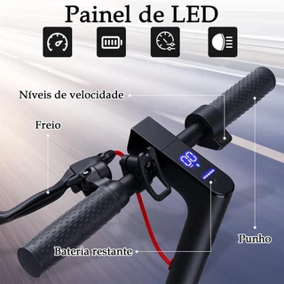 Patinete Elétrico Para Adultos Dobrável 350W Bivolt 36V Capacidade De Carga De 150KG