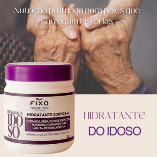 Creme Hidratante Do Idoso 240Gr Para Peles Ressecadas NUTRIÇÃO PROFUNDA