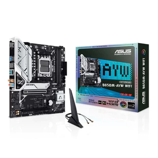 Placa Mãe Asus B650m-ayw Wifi 6 Amd Am5 M-atx Ddr5