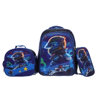 Kit 3 Mochila Bolsa Escolar Juvenil Feminina De Costas Menina com Lancheira Estojo em Oferta na Shopee