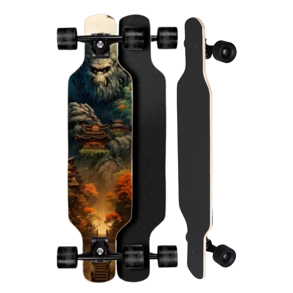 Skate Longboard Montado Simétrico Pronto Para Andar Vários Modelos