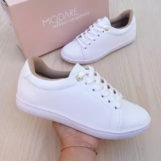 Tênis Sapato Feminino Modare Floather Confortável Casual Palmilha Reflex Sense Esporão Joanete em Oferta na Shopee