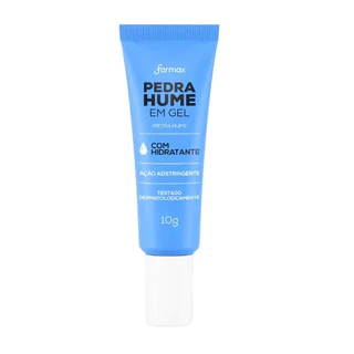 Pedra Hume Gel Farmax 10g com Hidratante – Pós Barba Depilação e Cicatrização em Oferta na Shopee