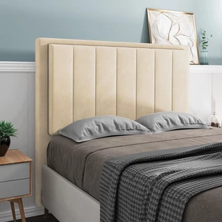 Cabeceira Casal Cama Box 140cm para Quarto Opala Suede M11 - D'Rossi