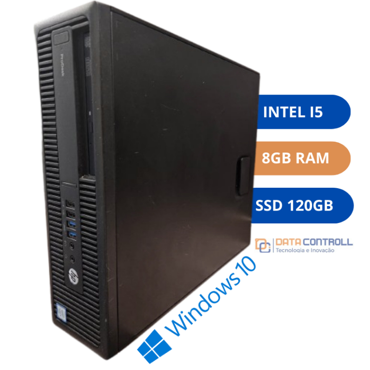 CPU DESKTOP HP PRODESK 600 G2 SFF I5 8GB SSD120 | Shopee Brasil