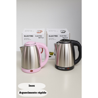 Chaleira Jarra Elétrica Inox 1,8 Litros 220V com Desligamento Automático