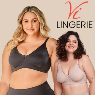 Sutia Plus Size Sustentação Vilingerie Com Aro Moldado Duplo Alca Larga Conforto E Segurança em Oferta na Shopee