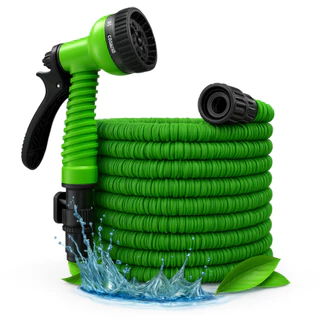 Mangueira Mágica Expansível 30 Metros com Bico Pulverizador Multiuso – Jardim e Limpeza