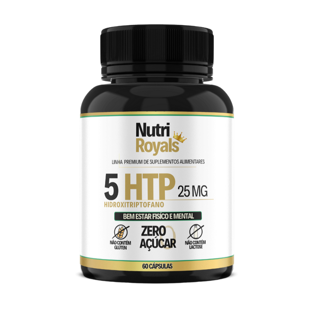 5 HTP 25 MG 60 Cápsulas - Hidroxitriptofano Original | Shopee Brasil