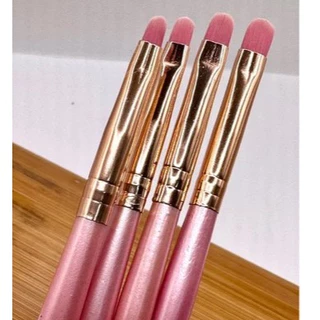 Kit 4 Pincéis para Decoração de Unhas Nail Art/lingua de gato/gradiente/poly gel em Oferta na Shopee