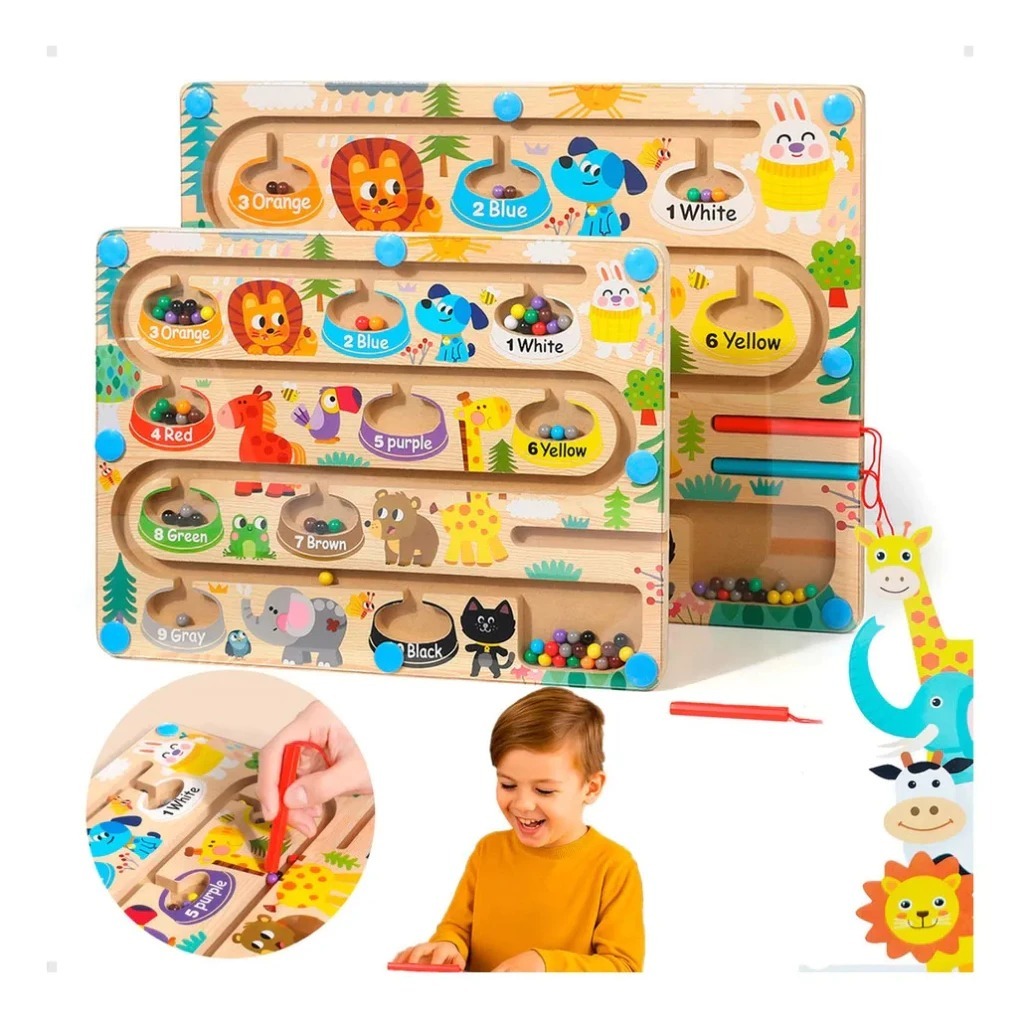 Labirinto Magnetico Safari do Saber | Shopee Brasil