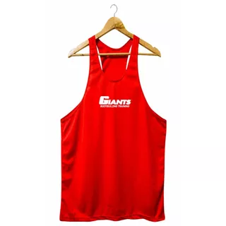 Regata Cavada Masculina Fitness Musculação Academia Giants
