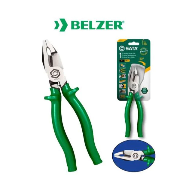 Alicate Universal 8" Corte Tesoura St72504l - Sata/Belzer