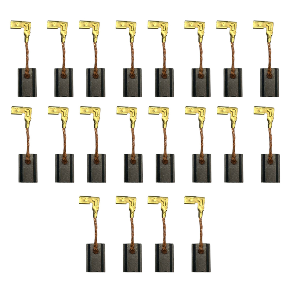 Cepillos De Carbón CB459 Para Amoladora Angular Makita - Pack De 10 Unidades, Medidas 6x9x14 Mm, Repuesto Compatible