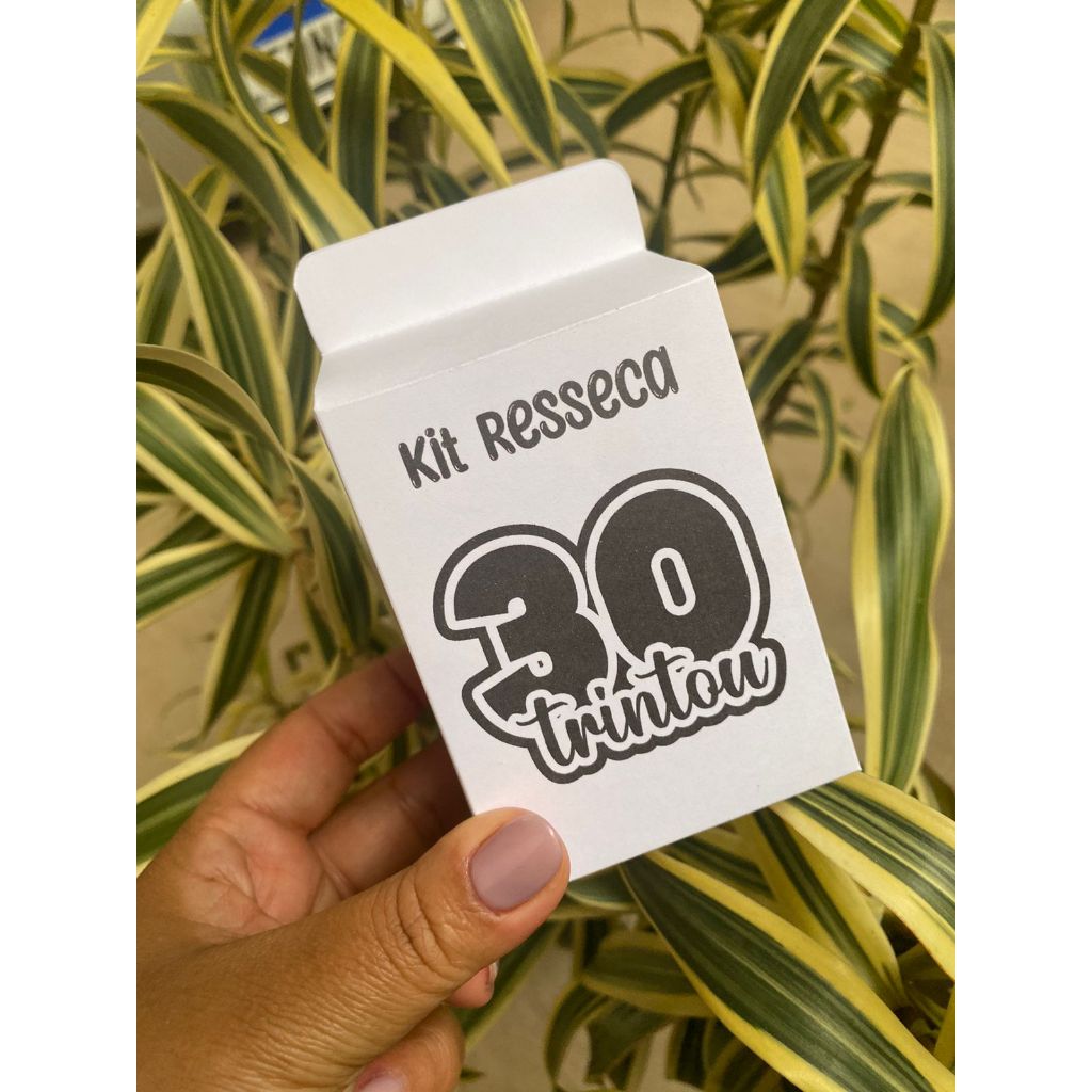 20 Caixa Milk 30tou - Lembrancinhas 30tou 30 anos Pegue e Monte - Kit ...