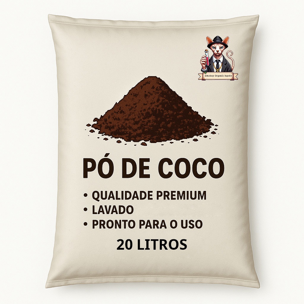 Fibra de Coco em Pó 20 litros Lavado Premium Natural Orgânico Rosa Deserto 2