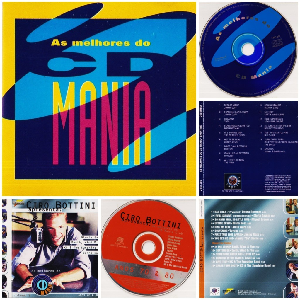 CD MANIA SHOPTIME CIRO BOTTINI LOTE COM 02 CDS | Shopee Brasil