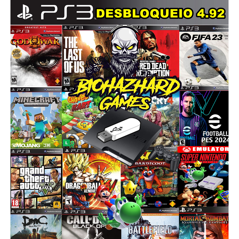 Super Pen Drive PS3 HEN 4.92