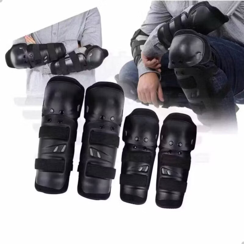Kit Joelheira e Cotoveleira Moto Proteção Completa – Alta Resistência e Conforto
