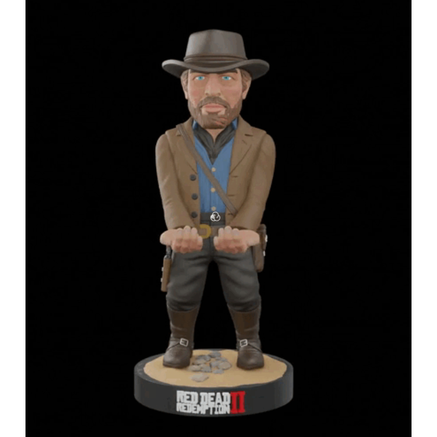 Suporte Celular e Controle – Arthur Morgan, Red Dead Redemption 2 – Geek e Decorativo