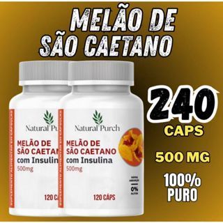 Melão São Caetano Puro melao amargo Momordica charantia 120 Capsula 500mg 100% Original