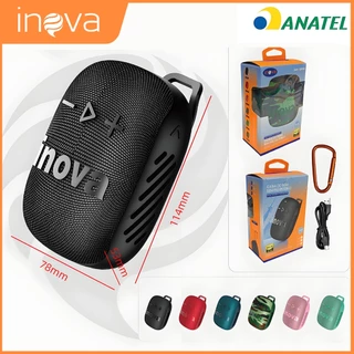INOVA Caixa de Som WIND 3 Bluetooth 51 a Prova Dagua IPX6 Clip Metal Portatil para Trilha Bicicleta Praia Aventura em Oferta na Shopee
