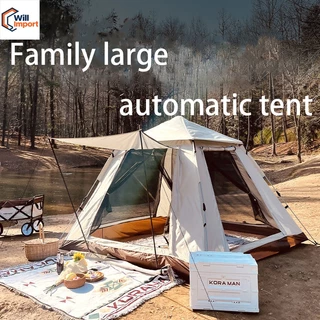 barraca de camping 1 a 4 pessoas automatica barraca para acampar impermeavel tenda em Oferta na Shopee