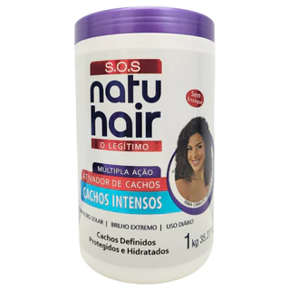 Ativador de Cachos Creme Cachos Intensos SOS NatuHair 1kg