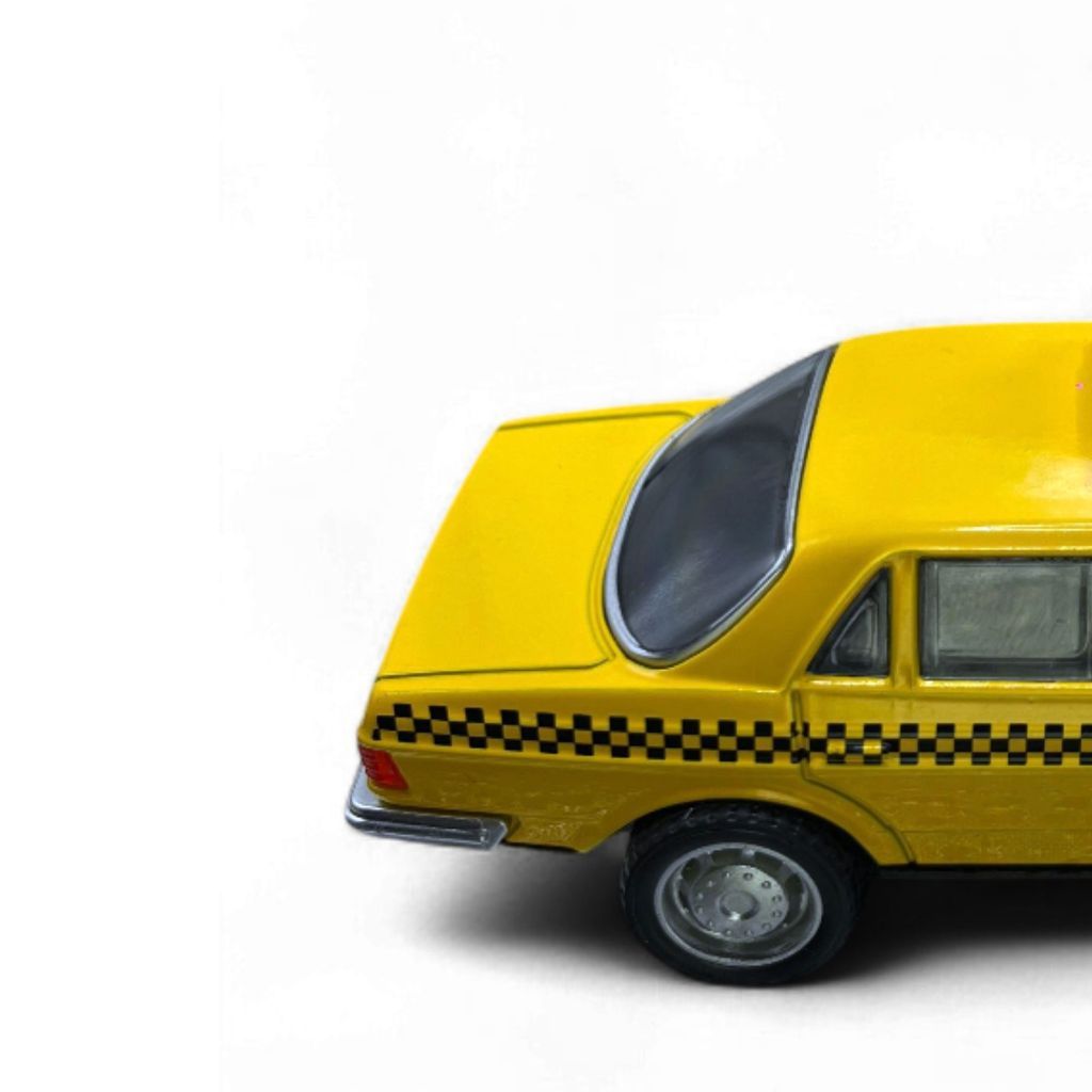 ミニカー nicky toys mercedes benz taxi Carrinho Miniatura Mercedes-Benz Ferro Táxi Polícia Bombeiro Abre