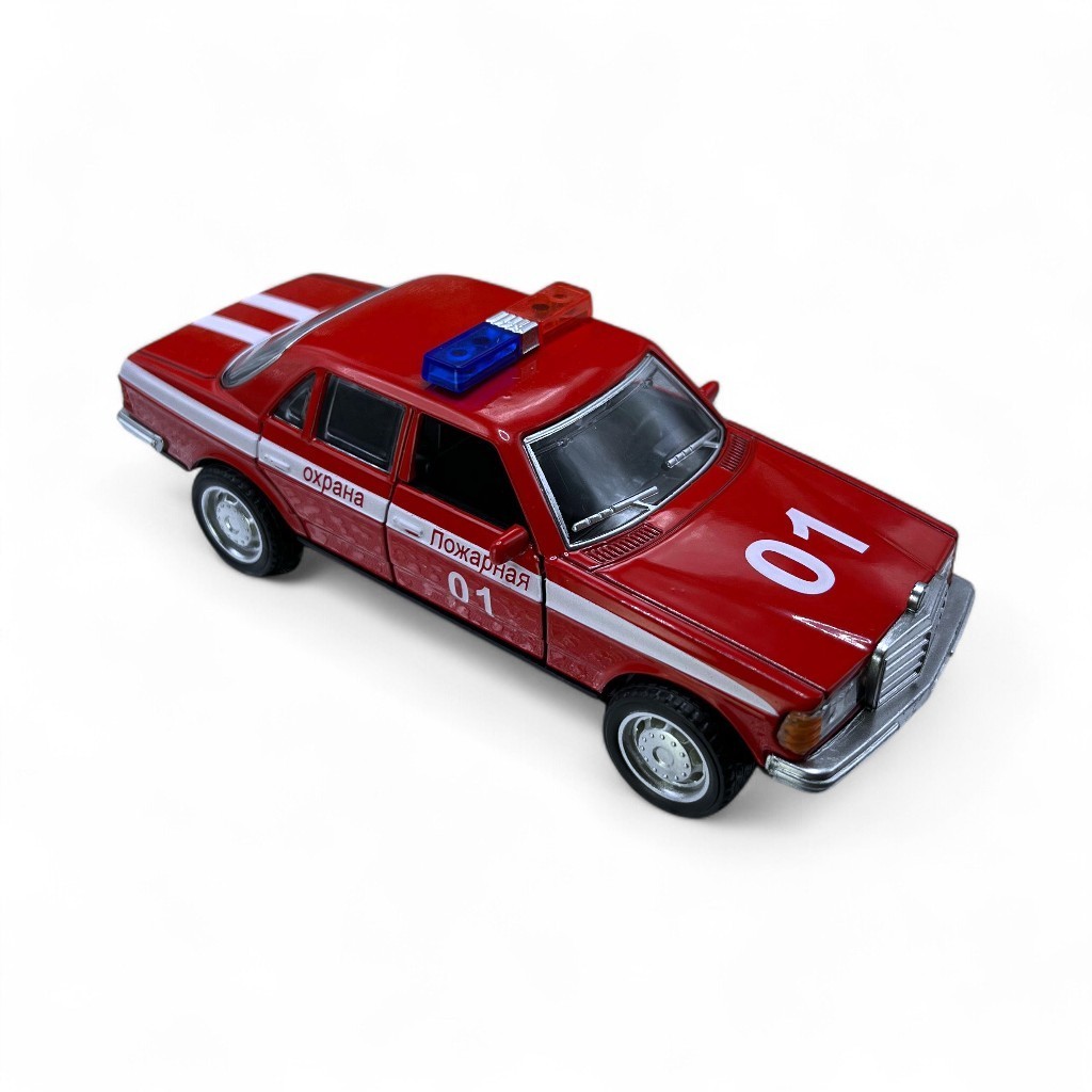 Carrinho Miniatura Mercedes-Benz Ferro Táxi Polícia Bombeiro Abre