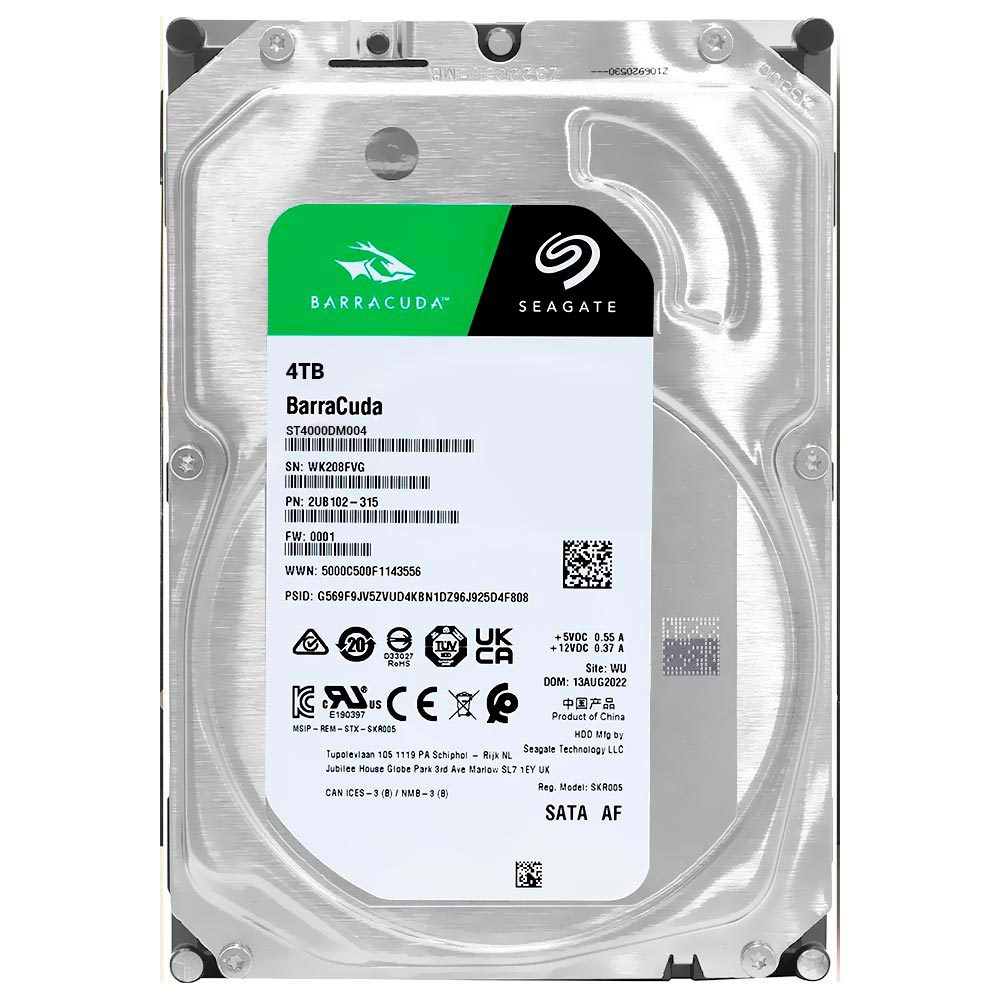 HD Interno Seagate Barracuda 4TB SATA 3 5400RPM 256MB – Desempenho