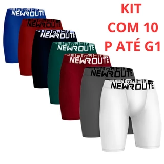 Kit Cuecas Boxer Ciclista Adulto Microfibra Modelo Longo