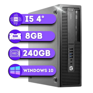 Computador Pc Cpu Hp Intel Core I5 4° 8gb Ssd 240gb Trabalho Office Estudos Jogos Planilhas