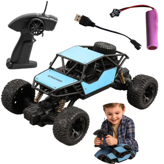 Carrinho Controle Remoto Recarregável 4x4 Off Road Infantil