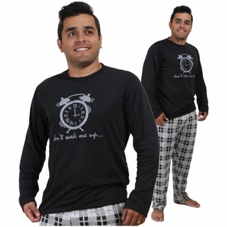 Pijama Masculino De Frio Inverno Manga Longa & Calça Comprida Personagem em Oferta na Shopee