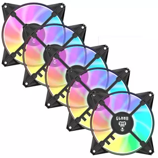 Kit 1, 03 ou 5 Cooler Fan EURUS ARGB 3 Pinos para Controladora ARGB