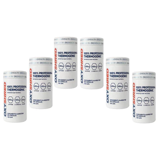 Kit 6 x Termogênico com Cafeína + L Carnitina + Cromo pote de 120 cápsulas cada