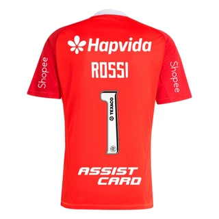 Manto Flamengo Goleiro 3 Adidas 2025 - C/ Kit Patrocínio + Rossi 1