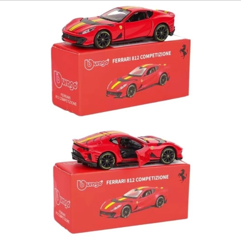 Carro miniatura Ferrari Burago 812 competição