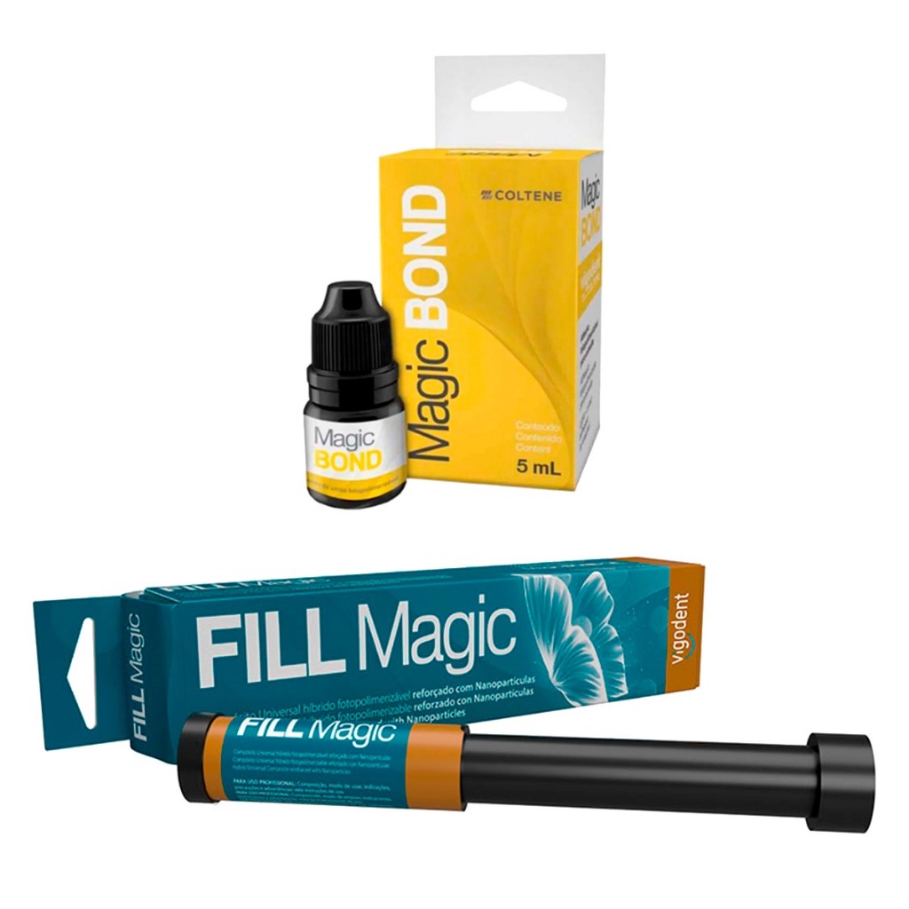 Resina Fill Magic + Magic Bond - Escolha | Shopee Brasil