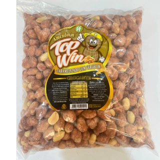 AMENDOIM DOCE CARAMELIZADO 1 KG + OVINHO 50 Gr . ENTREGA R