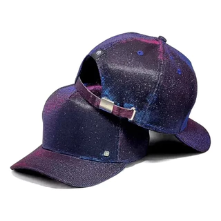 Boné Brilhante Original Anth.Co Lonita Com Glitter Furta cor Aba Curva Fitão