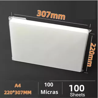 Polaseal Plástico Plastificação A4 100 Micras 100 Unidades