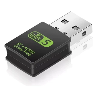 Adaptador Wifi Bluetooth Dual Band 2.4 / 5ghz 600mbps Wireless 5g Ac Driver Free