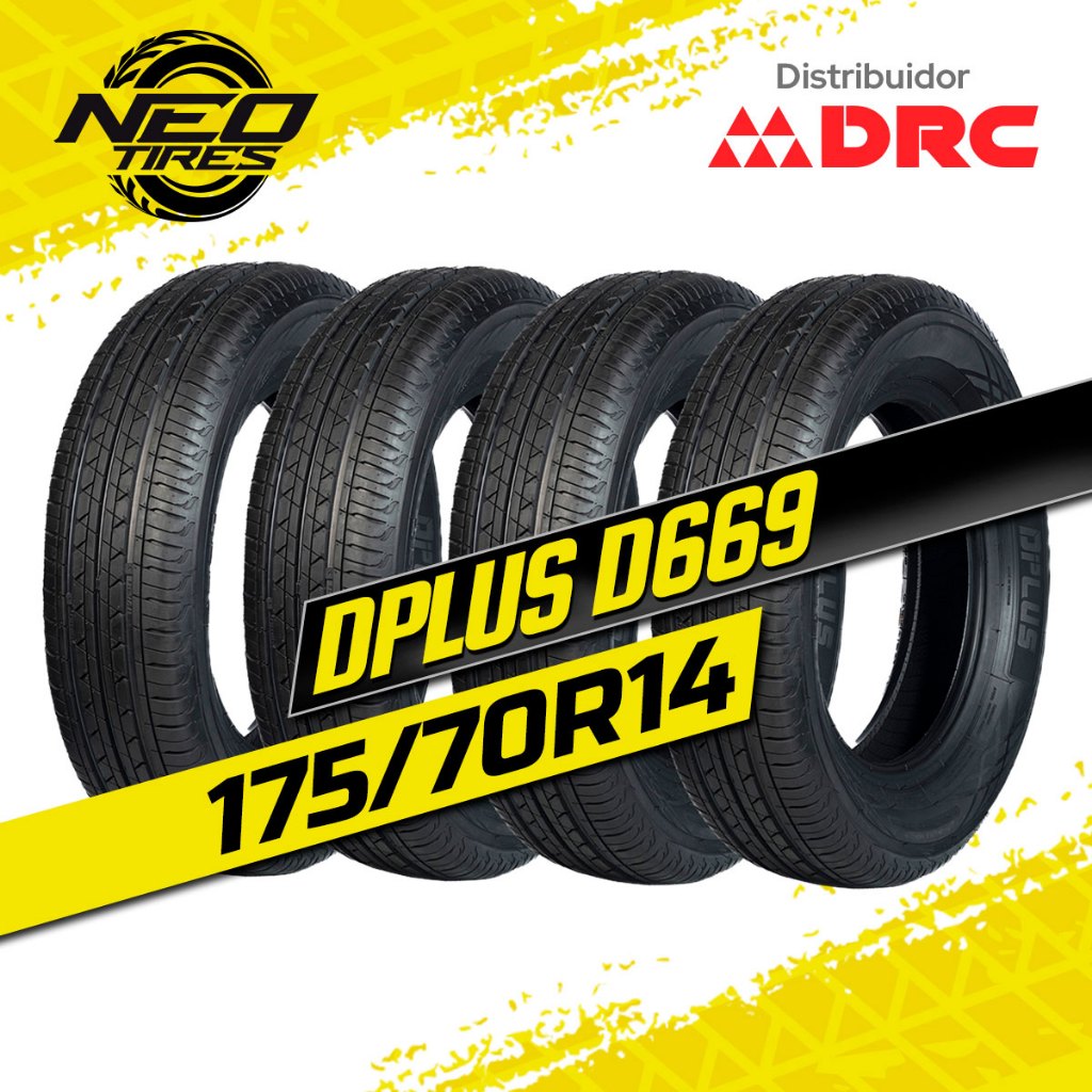 KIT 4 PNEUS DPLUS D669 175/70R14 88T TL DP | Shopee Brasil