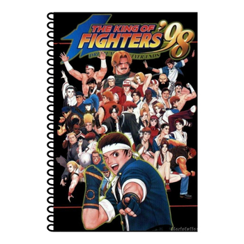 Caderno Escolar KOF 98 • Capa Dura e Espiral • 1, 10, 15 ou 20 Matérias ...