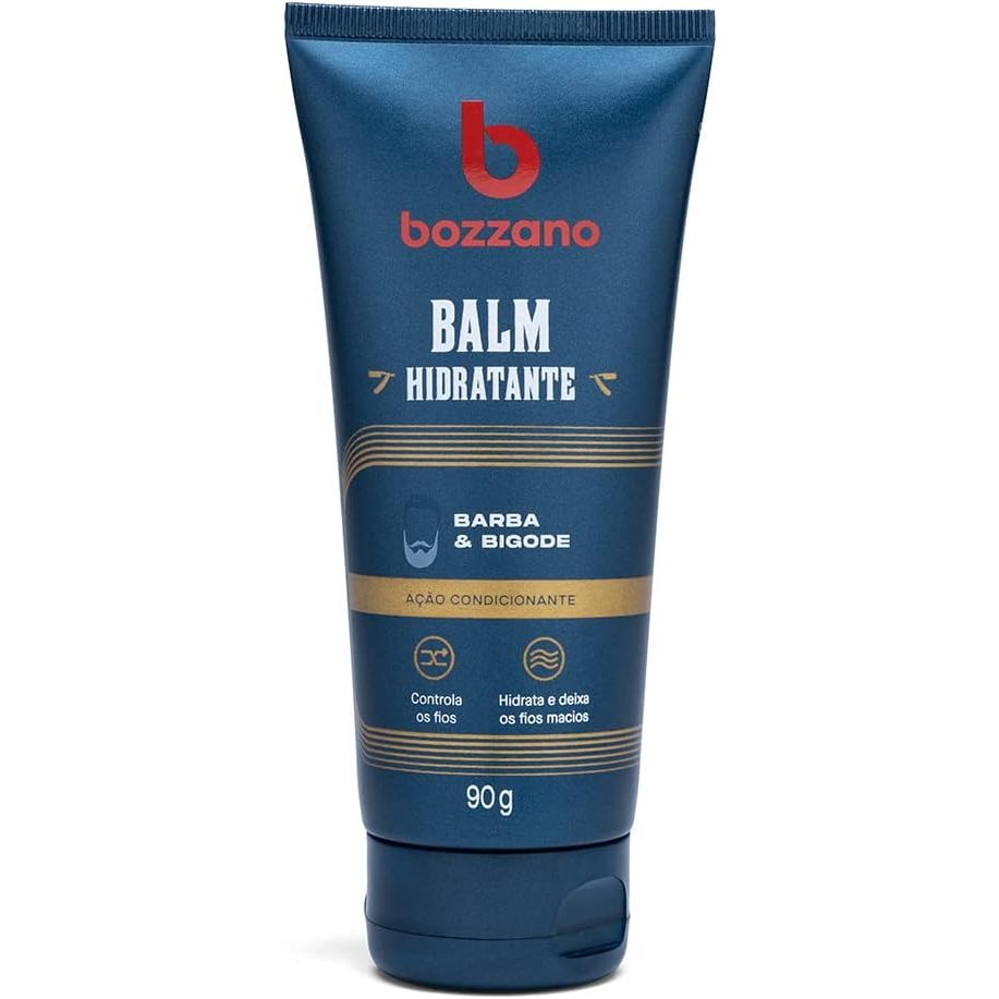 Bálsamo Barba e Bigode Bozzano Hidratante com 90g