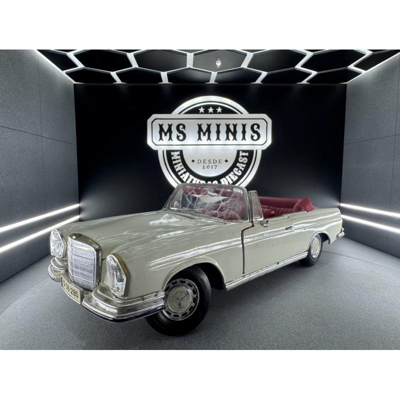 ホビーラジコン Maist  Mercedes-Benz 280SE 1966 Miniatura Maisto Mercedes-Benz 280SE 1966 escala 1/18 | Shopee Brasil